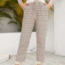 Chic Women's Leisure Pants with Stretchy Waistband