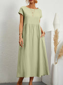 Elegant Women's Maxi Dress in Soft Fabrics