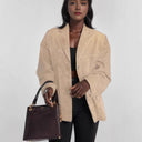 Chic Suede Blazer for Women