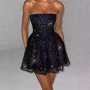 Glamorous Cocktail Dress with Shimmering Accents
