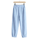 Women's Relaxed Fit Leisure Pants with Adjustable Waist