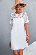 Chic Women's Lace Sleeve Dress