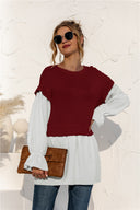 Chic Women's Ruffle Long Sleeve Blouse