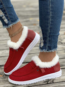 Cozy Fluffy Slip-On Slippers for Women