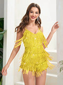 Sequin-Embellished Women's Jumpsuit