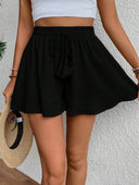 Women's Adjustable Waist Summer Shorts