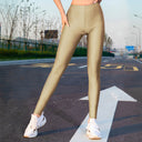 High-Waist Shiny Women's Leggings for Stylish Wear