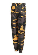 Stylish Women's Camouflage Cargo Pants with Elastic Waist