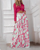Chic Women's Long Sleeveless Dress Set