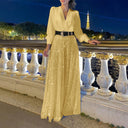 Women's Glittering Evening Dress with Stunning Bodice and Shimmering Skirt