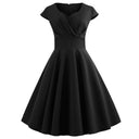 Chic Women's A-Line Dress with Flattering Waist Design