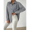 Chic Women's Striped Blouse for Effortless Style