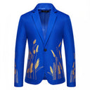 Artistic Floral Pattern Women's Blazer