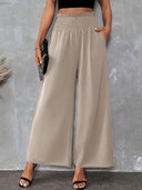 Stylish Women's Palazzo Pants with Elastic Waist