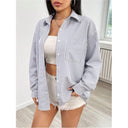 Chic Women's Striped Blouse for Effortless Style