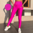 Women's Stylish Leggings with Decorative Waistband