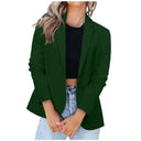 Chic Women's Blazer with Modern Cut and Stylish Pockets