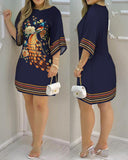 Vibrant Gradient Women's Casual Dress