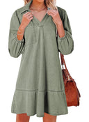 Stylish Women's Denim Dress with Chic Cut