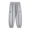 Women's Cargo Pants with Deep Pockets and Elastic Waist