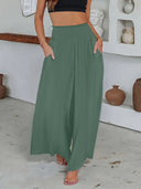 Stylish Women's Palazzo Pants with Elastic Waist