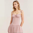 Chic Women's Puff Skirt Dress