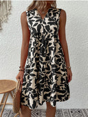 Chic A-Line Floral Dress for Women