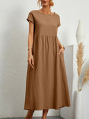 Elegant Women's Maxi Dress in Soft Fabrics
