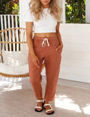 Women's Stylish Shell Shorts with Elastic Waistband