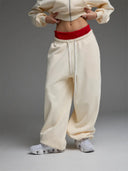 Women's Trendy Baggy Pants with Drawstring Waist