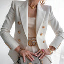Chic Double-Breasted Women's Blazer