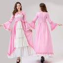Chic Ruffled Historical Dress for Women