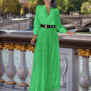 Women's Glittering Evening Dress with Stunning Bodice and Shimmering Skirt