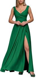 Women's Chic Maxi Dress with Wrap Design