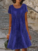 Trendy Women's Summer Dress with Chic Patterns