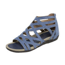 Women's Comfortable Strappy Sandals with Breathable Inserts and Fashionable Cut - Heidi Fashion