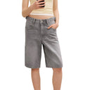 Mid-Rise Women's Denim Shorts for Everyday Wear