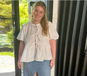Chic Leopard Print Ruffle Blouse for Women