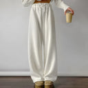 Women's Fleece Lounge Pants with Relaxed Fit