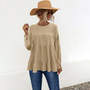 Ruffled Women's Blouse with Flowy Design