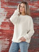 Chic Women's Knit Dress with Belted Design