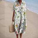 Vibrant Floral Summer Dress for Women
