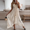 Elegant Women's V-Neck Lace Dress