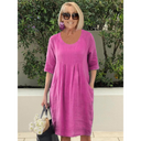 Chic Pocketed Shift Dress for Everyday Style