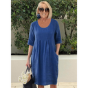 Chic Pocketed Shift Dress for Everyday Style