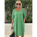 Chic Pocketed Shift Dress for Everyday Style