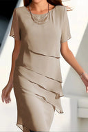 Chic Pleated Chiffon Dress for Any Occasion