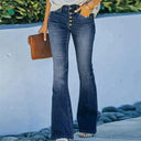 Flexible Women's Denim Trousers