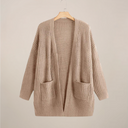 Plus Size Long Sleeve Open Cardigan for Stylish Layering