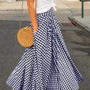 Chic Summer Party A-Line Skirt